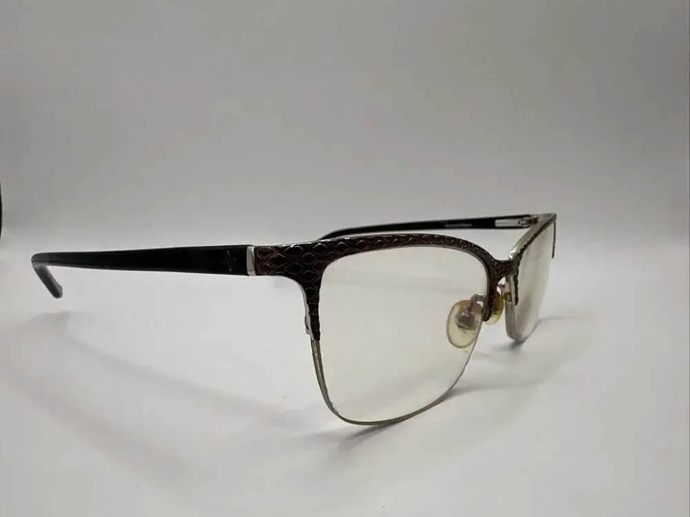 ADRIENNE VITTADINI 1168 Brown Gold Women’s Eyeglasses 53/17-135 Frames ONLY